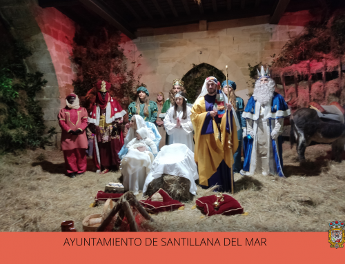 Santillana del Mar hace una presentación de su Auto Sacramental y Cabalgata de Reyes en la Plaza Mayor